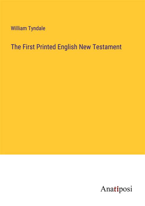 The First Printed English New Testament Doc