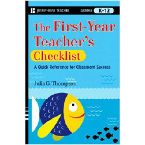 The First-Year Teacher s Checklist A Quick Reference for Classroom Success Reader