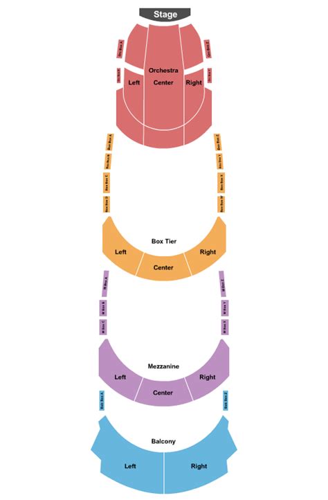 The Fisher Center Seating Chart