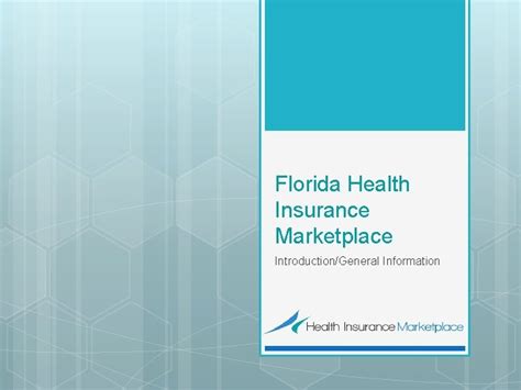 The Florida Medical Insurance Market: A Snapshot