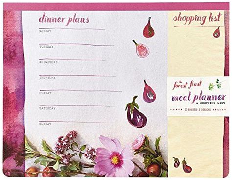 The Forest Feast Meal Planner and Shopping List Magnetic Notepad 50 Sheets 5 Designs Epub