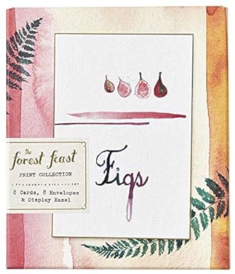 The Forest Feast Print Collection 8 Cards 8 Envelopes and a Display Easel Reader