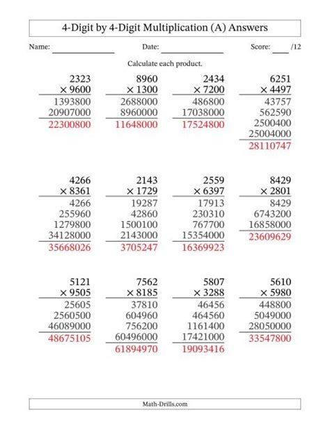 The Four Digits Problem Answers 1 50 Doc