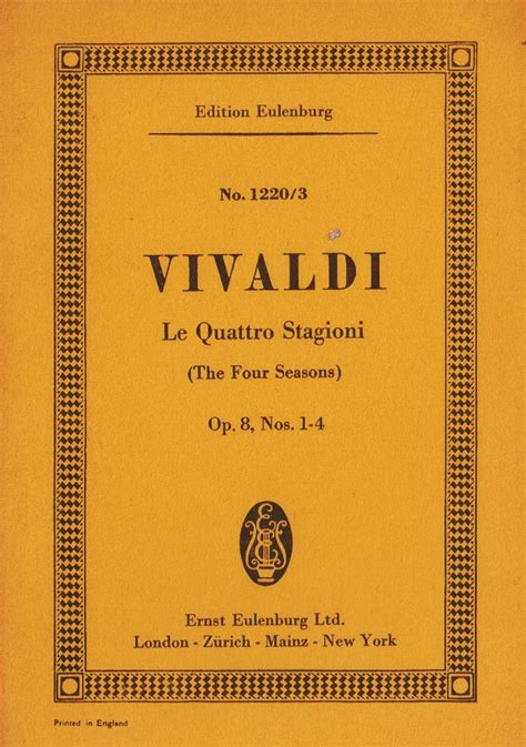 The Four Seasons, Op. 8: Concerti (Complete) Ebook Epub