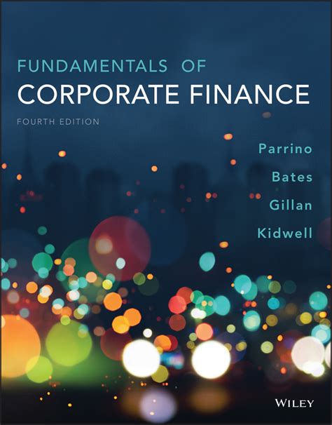 The Fundamentals of Corporate Finance PDF