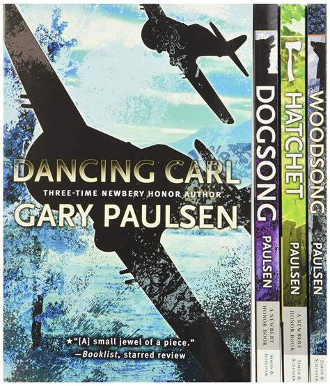 The Gary Paulsen Collection Dancing Carl Dogsong Hatchet Woodsong 4 Book Series