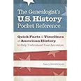 The Genealogist s US History Pocket Reference Quick Facts and Timelines of American History to Help Understand Your Ancestors
