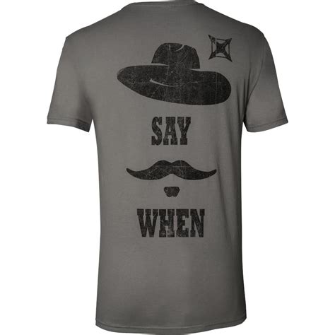 The Genesis of "Say When" T-Shirts