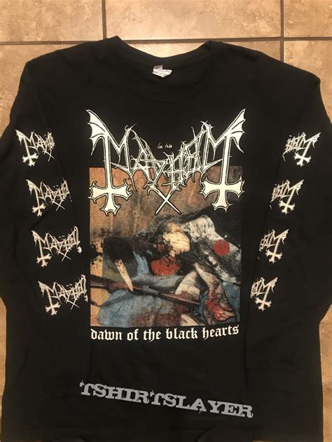 The Genesis of Mayhem's Dawn of the Black Hearts Shirt