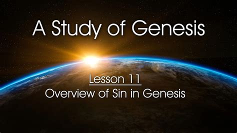 The Genesis of Sin