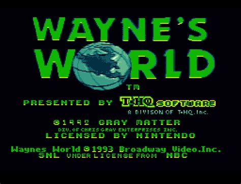 The Genesis of Wayne's World