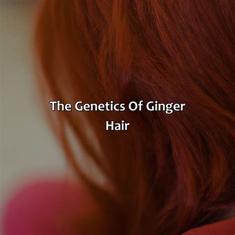 The Genetics of Ginger