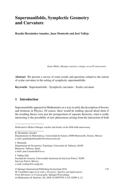 The Geometry of Supermanifolds 1st Edition Reader