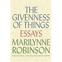 The Givenness of Things Essays Epub