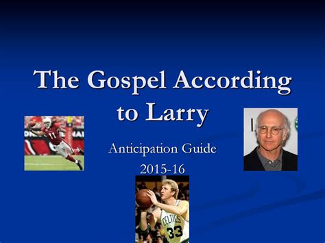 The Gospel According to Larry Doc