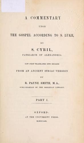 The Gospel According to Saint Luke An Introductory Commentary PDF