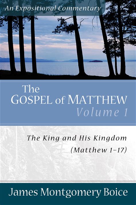 The Gospel Of Matthew Volume 1 Doc