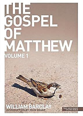 The Gospel Of Matthew Volume 1 PDF