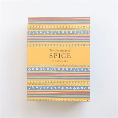 The Grammar of Spice Notecards Epub