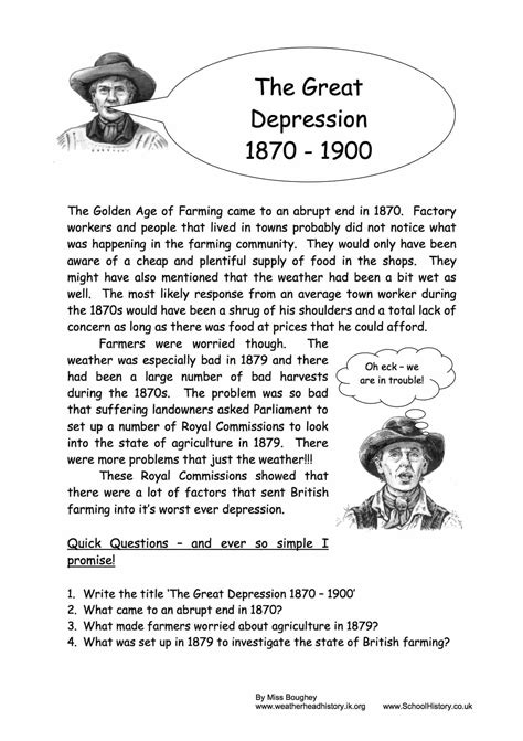 The Great Depression 2nd Grade Second Ebook Doc