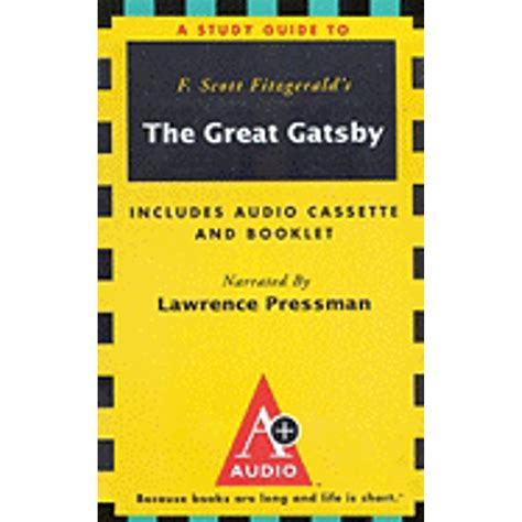 The Great Gatsby Audio Cassette Set 2 Cassettes Cambridge Literature Reader