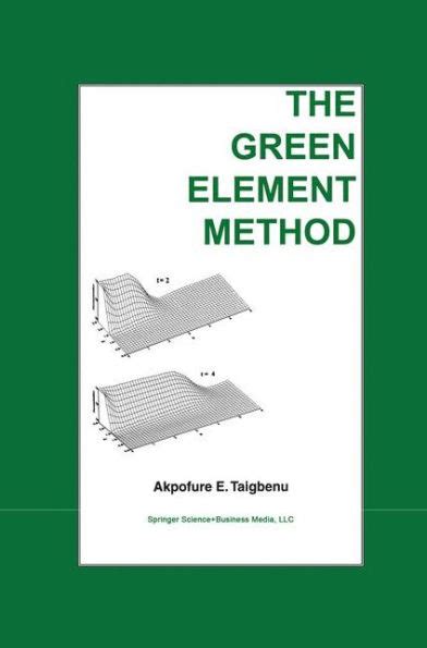 The Green Element Method 1st Edition Epub