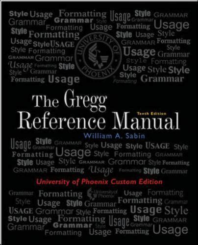 The Gregg Reference Manual Reader