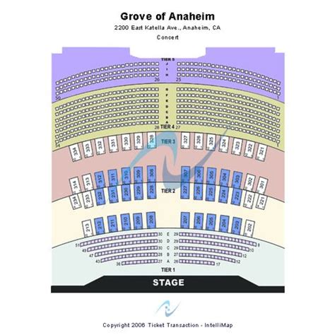 The Grove Of Anaheim Seating Chart