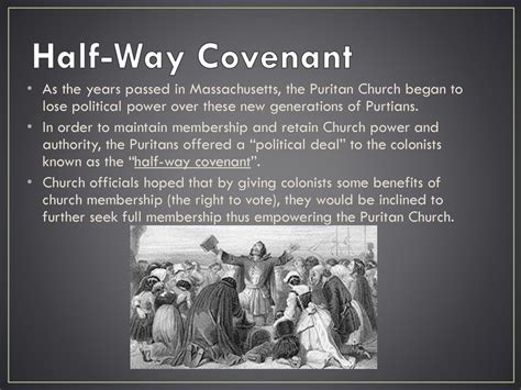 The Halfway Covenant: A Response to Puritan Concerns