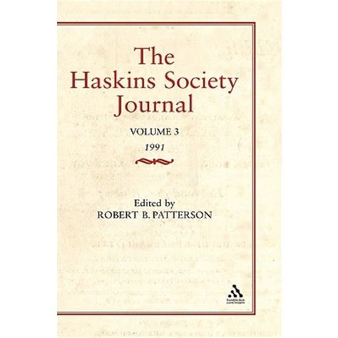The Haskins Society Journal Studies in Medieval History Volume 3 Kindle Editon