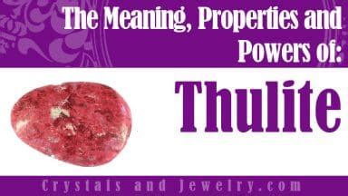 The Healing Power of Thulite