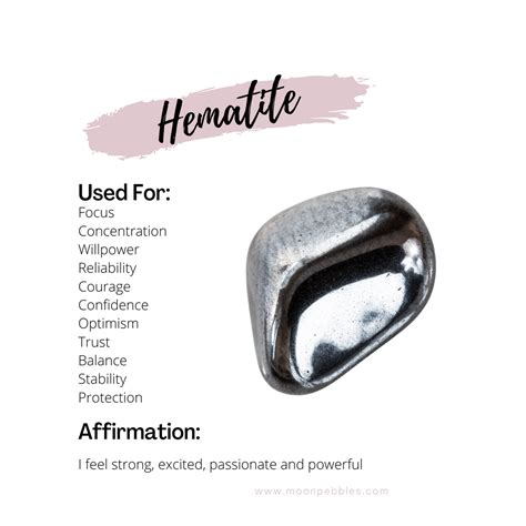 The Healing Properties of Hematite