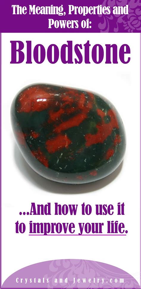 The Healing Touch of Bloodstone