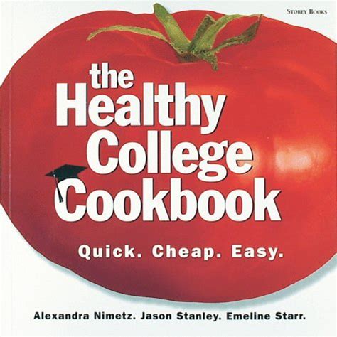 The Healthy College Cookbook Kindle Editon