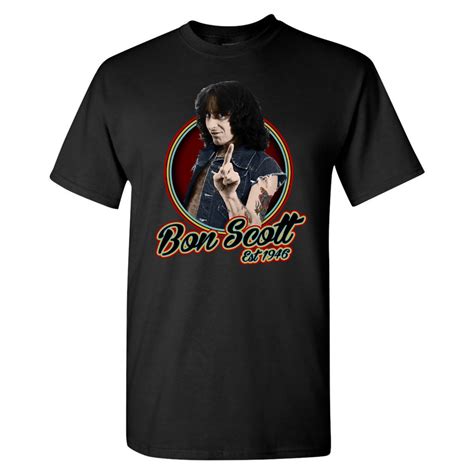 The History of Bon Scott T-Shirts