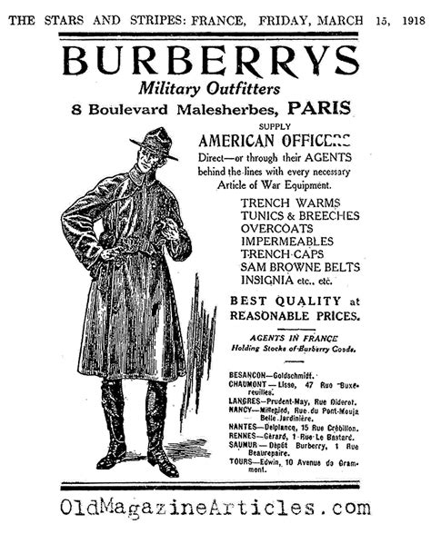 The History of Burberry