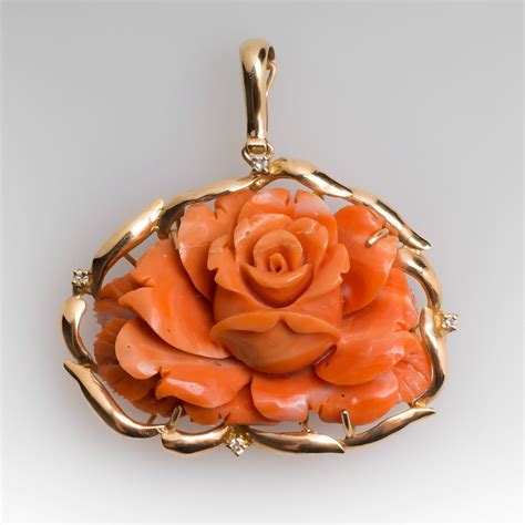 The History of Coral Rose Pendants