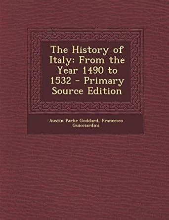 The History of Italy From the Year 1490 to 1532 PDF