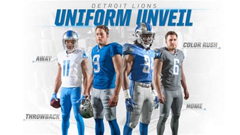 The History of Lions Jerseys