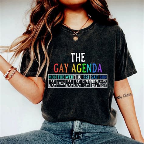 The History of the Gay Agenda Shirt