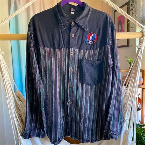 The History of the Grateful Dead Button Down Shirt