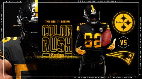 The History of the Steelers Color Rush Jersey