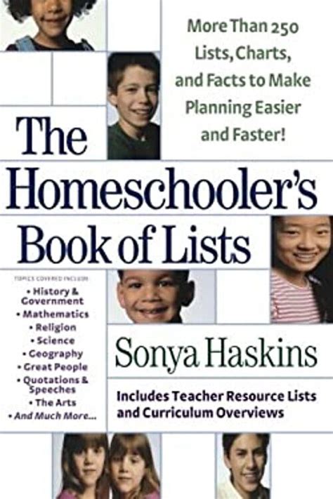 The Homeschooler's Book of Lists More than 250 List Kindle Editon