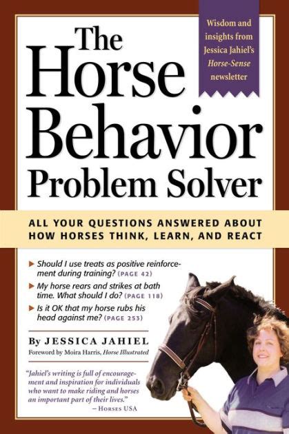 The Horse Behavior Problem Solver : Your Questions Answered About How Horses Think, Learn, and React Kindle Editon