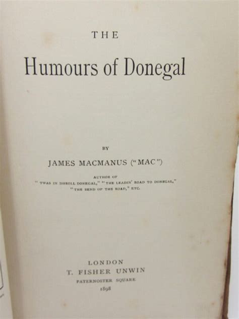 The Humors Of Donegal 1898 PDF