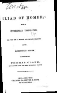 The Iliad of Homer With an Interlinear Translation Epub