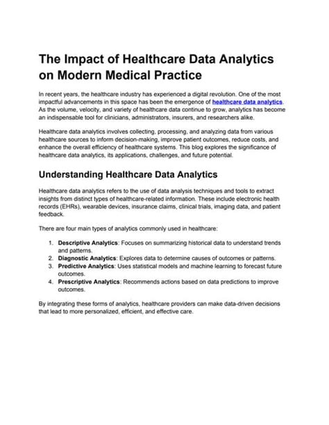 The Impact of Michelle Jaramillo.29 on the Healthcare Industry: A Comprehensive Guide