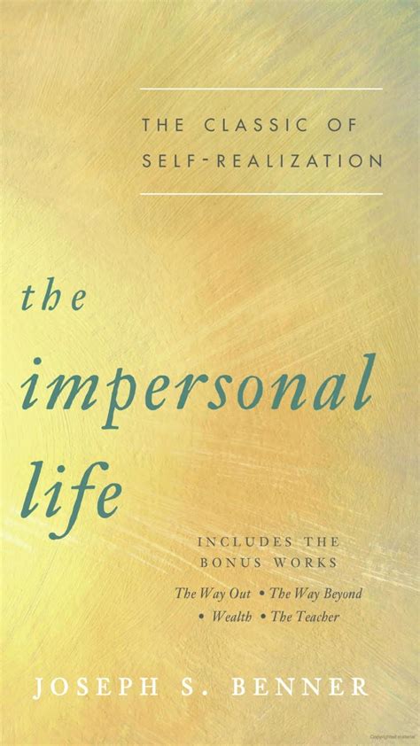 The Impersonal Life PDF