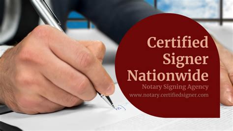 The Importance of Certified Signers