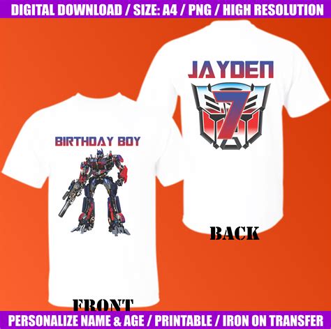 The Importance of Choosing the Right Transformer Birthday Shirt